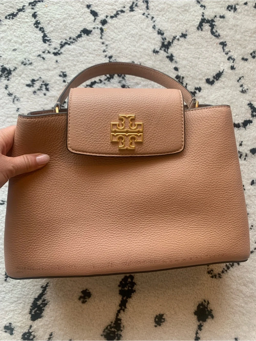 Tory Burch Britten Blush Satchel - Picture 3 of 7